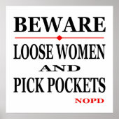 Losse vrouwen New Orleans Poster (Voorkant)