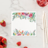 Losse Waterverf Flowers Wedding Birthday Bright Servet (Insitu)