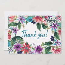 Losse Waterverf geverfde bloemen |