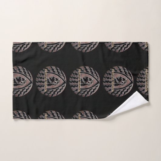 Lossig Afrikaans bongo tribaal concept Bad Handdoek (Handdoek)