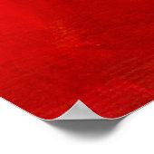 Losstaande Abstracte Geometrische Kunst Rood Zwart Poster (Hoek)