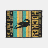 Lost A Hockey Game To Experience The Thrill Fleece Deken (Voorkant (Horizontaal))
