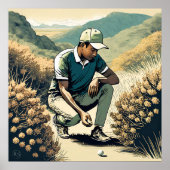 Lost Ball - Golf Art Print (Voorkant)