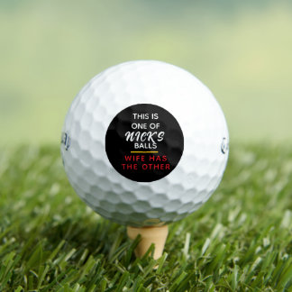 Lost Ball Message Golf Balls - Funny Personalized Golfballen