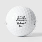 Lost Ball Pun Golf Balls - Custom Name Funny Golfballen (Voorkant)