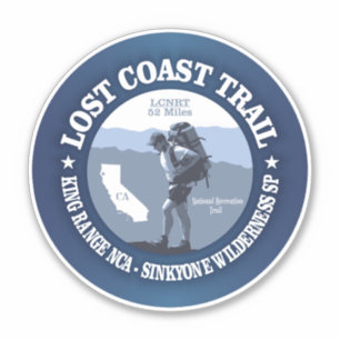 Lost Coast Trail (BG) Sticker