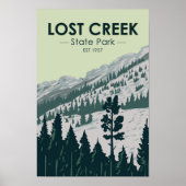 Lost Creek State Park Montana  Poster (Voorkant)
