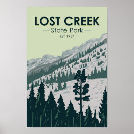 Lost Creek State Park Montana Poster