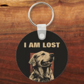 Lost Dog Alert Label - ID en Contact voor dierenli Sleutelhanger (Voorkant)