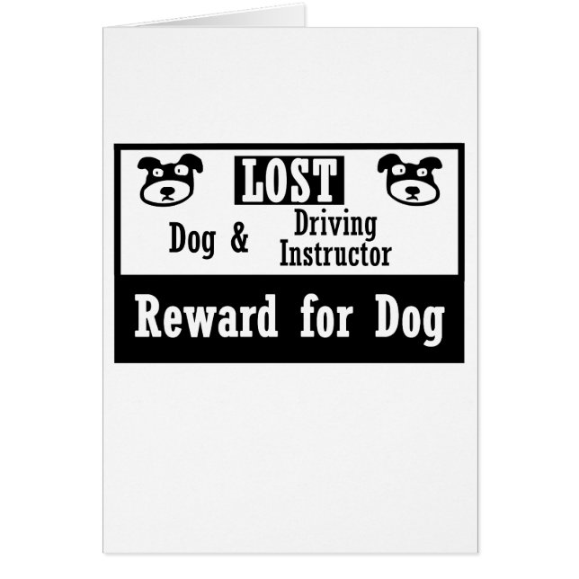 Lost Dog Driving Instructor (Voorkant)