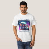 Lost Dog  Wit T-shirt (Voorkant volledig)