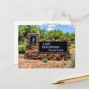 Lost Dutchman State Park Arizona Ansichtkaarten Briefkaart