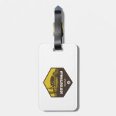 Lost Dutchman State Park Arizona Bagagelabel (Achterkant verticaal)