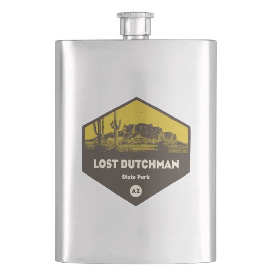Lost Dutchman State Park Arizona Flacon (Voorkant)