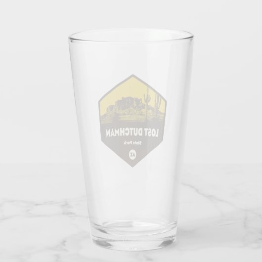 Lost Dutchman State Park Arizona Glas (Achterkant)