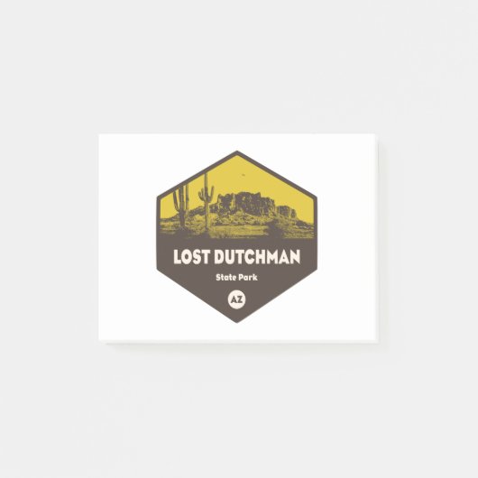 Lost Dutchman State Park Arizona Post-it® Notes (Voorkant)