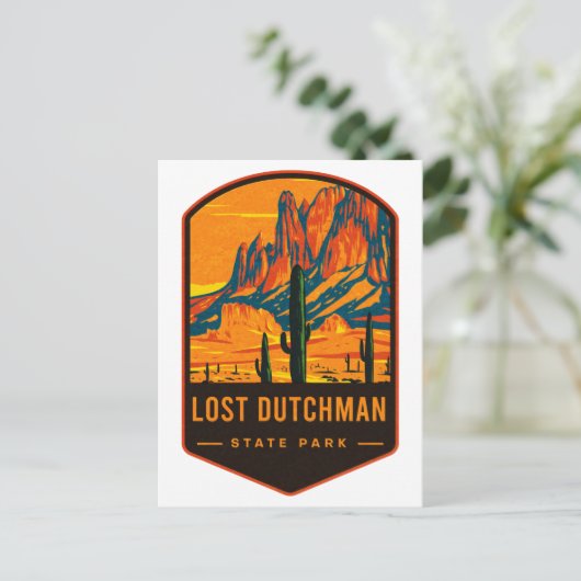 Lost Dutchman State Park Briefkaart (Staand voorkant)