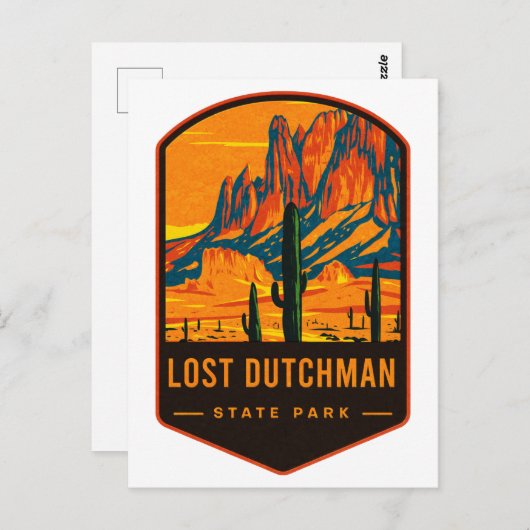 Lost Dutchman State Park Briefkaart (Voorkant / Achterkant)