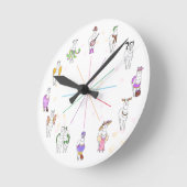 Lost een Llama Ronde Klok (Hoek)