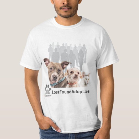 Lost~Found~Adopt - T-Shirt - Jongens (Voorkant)