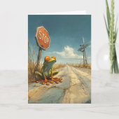 Lost Frog bij Crossroads Kaart (Voorkant)
