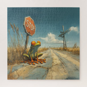 Lost Frog bij Crossroads Legpuzzel