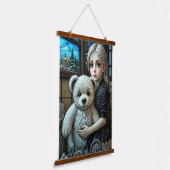 Lost Girl Hangend Wandkleed (Gebogen)