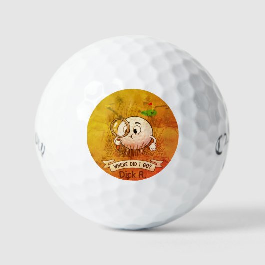 Lost Golf Ball Gift - Funny Callaway Balls Golfballen (Voorkant)
