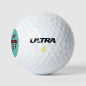 Lost Golfer Funny Blauwgroen Golfballen (Logo)