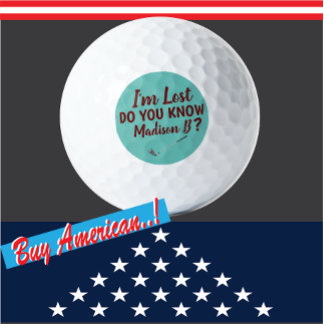 Lost Golfer Funny Blauwgroen Golfballen