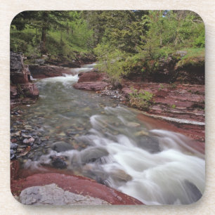 Lost Horse Creek in Nationaal Park Waterton Lakes Bier Onderzetter