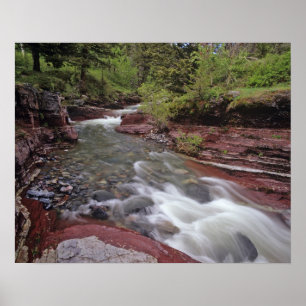 Lost Horse Creek in Waterton Lakes National Park Poster