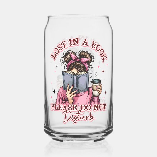 Lost In a Book.... Blikvorm Glas (Achterkant)