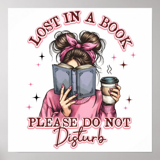 Lost In a Book....  Poster (Voorkant)