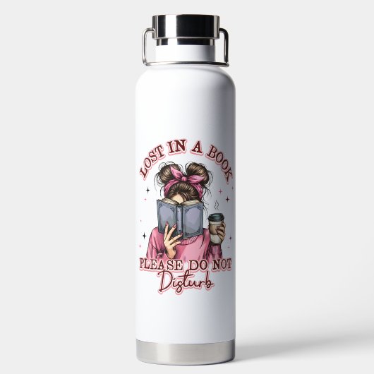 Lost In a Book....  Waterfles (Achterkant)