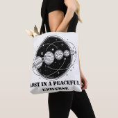 Lost In A Peaceful Universe Solar System Planets Tote Bag (Dichtbij)