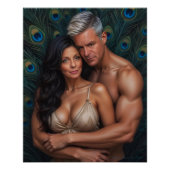Lost in a Peacock Paradise Perfect Poster (Voorkant)