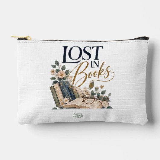 Lost in Books Accessory Pouch Etui (Voorkant)
