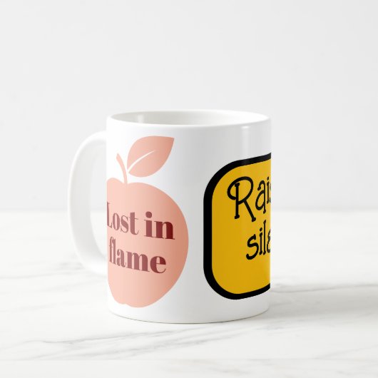Lost in Flame Quote Mok – Quiet Flame Quotes (Voorkant links)