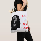 Lost in My Head All-Over-Print Tas, Schouder Tas (Dichtbij)