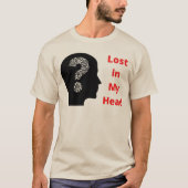 Lost in My Mind Mannen basic T-shirt (Voorkant)