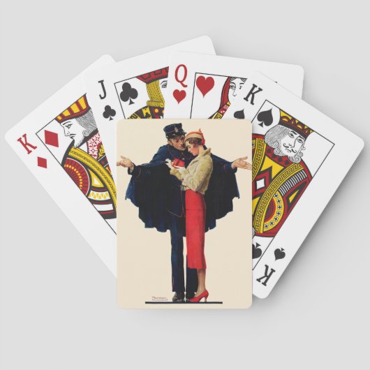 Lost in Parijs Speelkaarten (Achterkant)