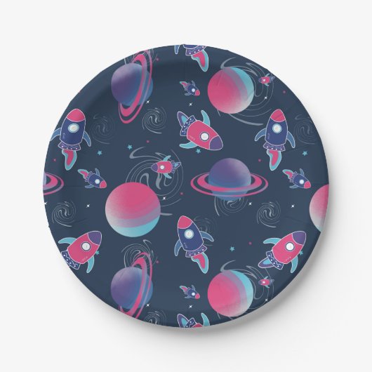 Lost in Space Children Party Papieren Bordje (Voorkant)