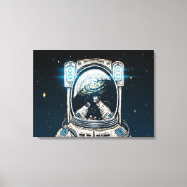 Lost In Space opgerekt canvasprint Canvas Afdruk