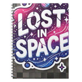 Lost in Space - Vibrant Galaxy Sticker Notitieboek