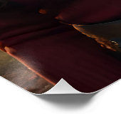 Lost in The Amber Glow of Autumn Perfect Poster (Hoek)