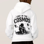 Lost in the Cosmos Astronaut Kids Wit (Achterkant)