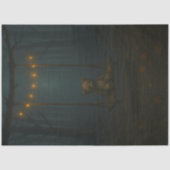 Lost in the Fog – Decoupage Paper with Teddy Bear Tissuepapier (Voorkant)