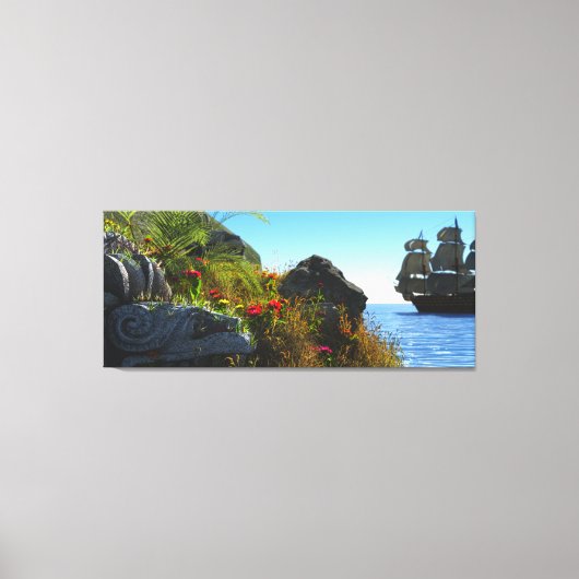 Lost Island Canvas Afdruk (Voorkant)