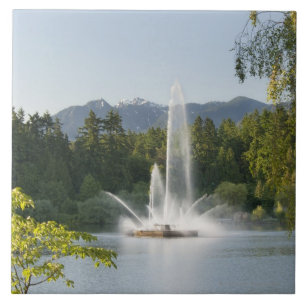 Lost Lagoon Fountain, Stanley Park, Vancouver Tegeltje